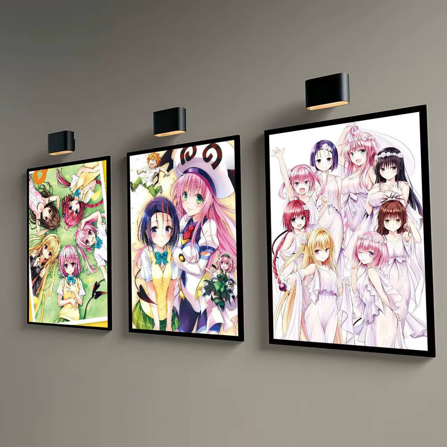 Anime To Love Ru Poster als Wandaufkleber aus Papier, Mehrfarbig, Rechteckig - Bild 3