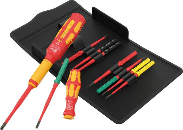 Wera Kraftform Kompakt VDE Safe-Torque Speed Schaltschrank-Set Basic 1 Schraubendreher-Set, 11-teilig, multicolour - Bild 1