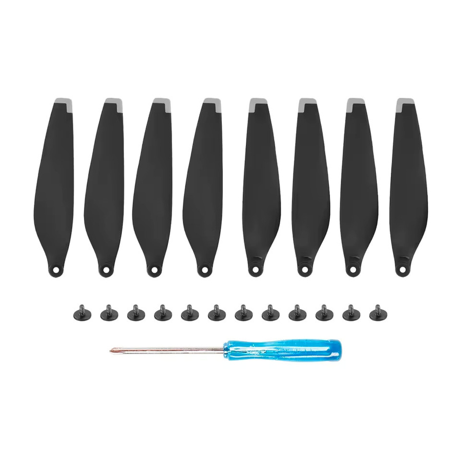 DJI Ersatzpropeller 6030F Set für Mini 4 Pro in Schwarz und Silber, 8 Stück - Bild 2