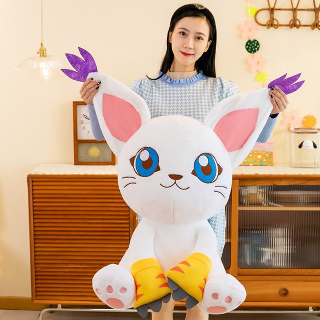 Bandai Digimon Tailmon Gatomon Plüschtier, Stoffpuppe - Bild 1