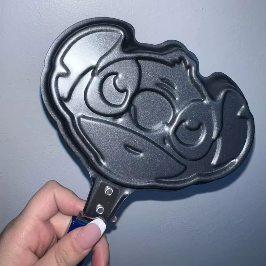 Disney Anime Stitch und Mickey Mouse Bratpfanne mit Antihaftbeschichtung aus Keramik für Kinder und Frühstück - Bild 3