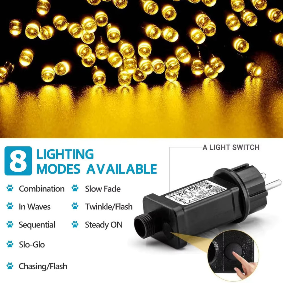 GAHADA LED Treiber Netzteil mit 8 Modi, IP44 Transformator Adapter für 24V, Schwarz - Bild 4