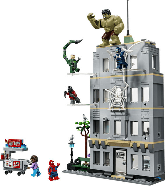 LEGO Marvel Großer Showdown Spider-Man vs. Hulk Bauspielzeug ab 8 Jahren - Bild 3