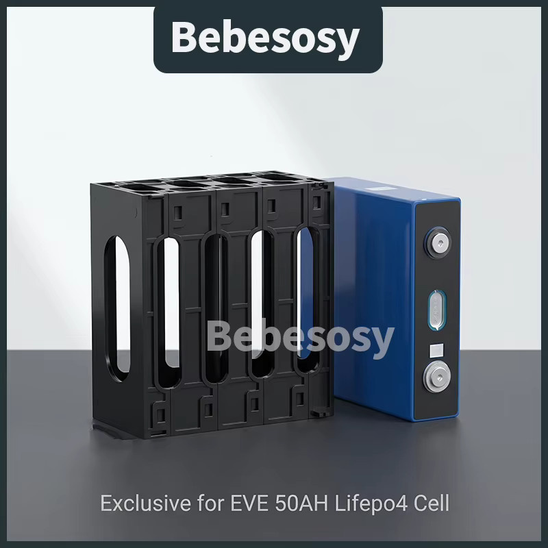 Bebesosy Batteriehalterung für 50Ah LiFePo4-Akku in Schwarz - Bild 6