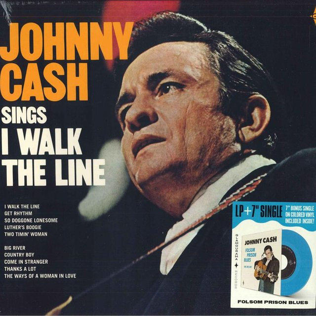 Johnny Cash - Sings I Walk The Line Vinyl LP von Glamourama Records, Folk und Country, 2019, Multicolor/Braun - Bild 1