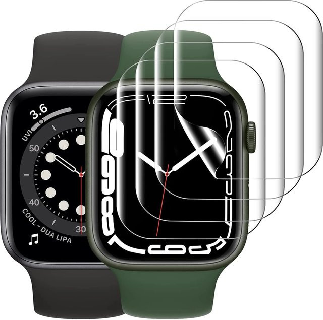 TINUORA Displayschutzfolie Hydrogel, Apple Watch, transparent, Unisex - Bild 1