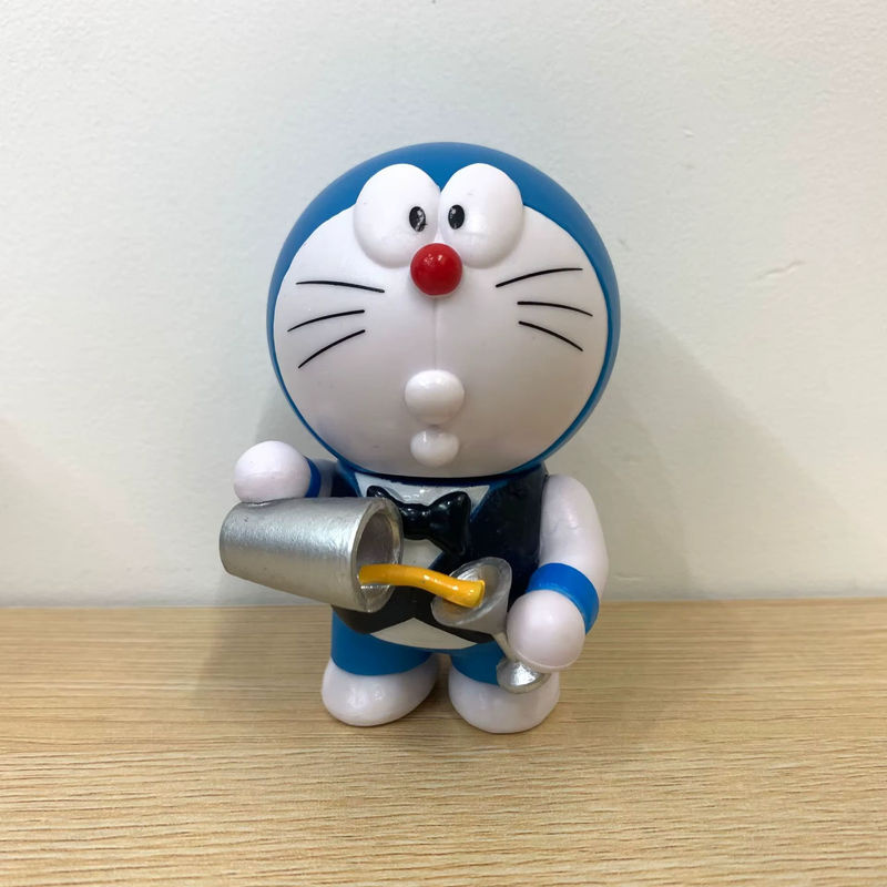 Bandai Doraemon Anime Action Figure Nobita und Shizuka Modellpuppen aus Kunststoff in Blau - Bild 5