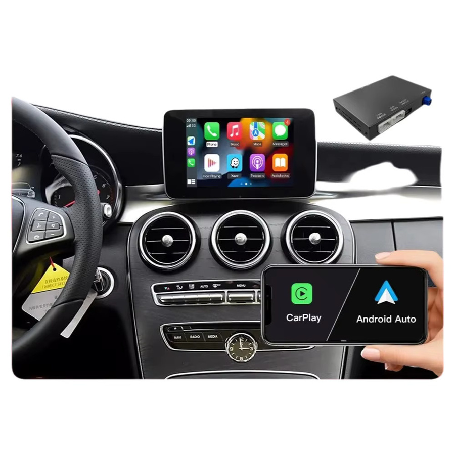 CARABC Drahtloses CarPlay und Android Auto Modul für Mercedes Benz NTG4.5 und NTG5.0 Systeme, Schwarz - Bild 7
