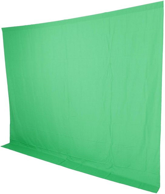 mfySpace Greenscreen Hintergrundfolie in Grün für Fotografie, Streaming und Besprechungen - Bild 1