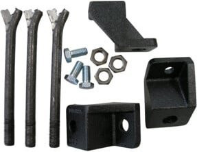 Wilo Konsole F2-12 Set mit 2 Winkeln für Trockenläuferpumpen in Schwarz - Bild 1