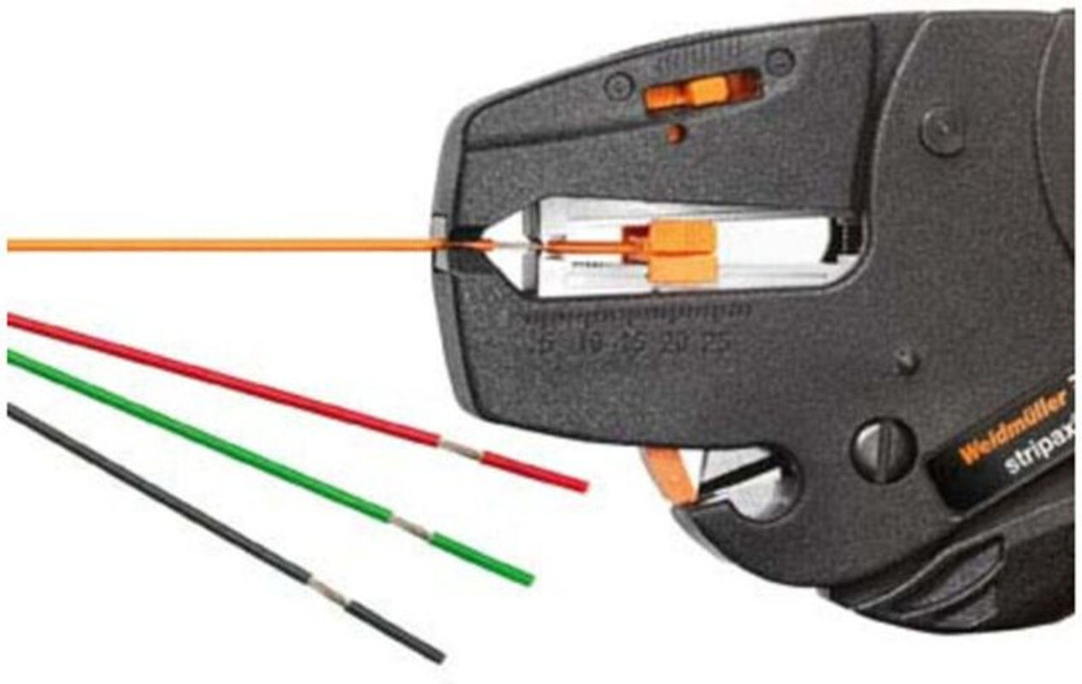 Weidmüller Stripax Abmantelzange und Abisolierwerkzeug in Schwarz für 0,08 bis 10 mm² - Bild 2