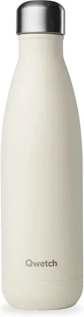 Isolierte Mattflasche Qwetch Originals in Beige, 0,42 l - Bild 1