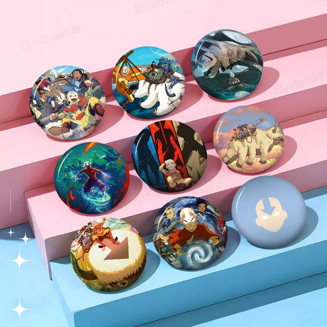 Potdemiel Button Pin A-Avatar The Last Airbender, Unisex - Bild 1