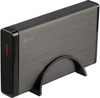 i-tec MySafe Advance Laufwerksgehäuse für 3,5 Zoll HDD, USB 3.0 und USB-C, Schwarz - Bild 1
