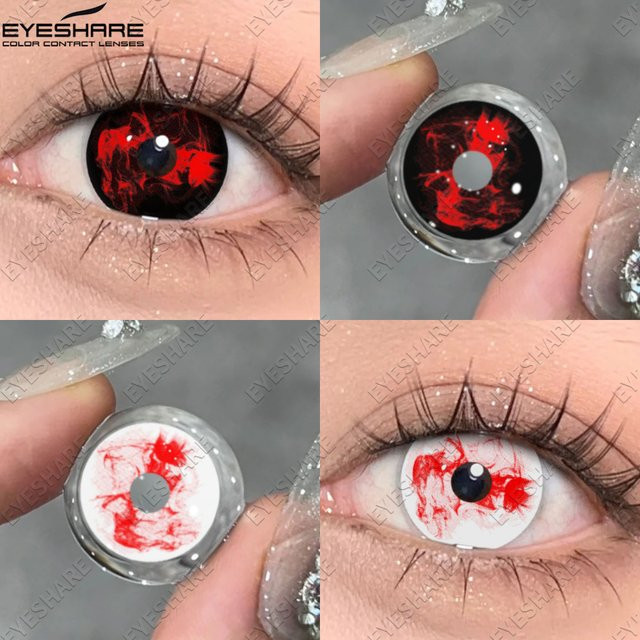 EYESHARE Kontaktlinsen, Weiß, Unisex, 14,5 mm - Bild 1