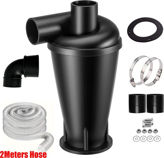 Pemedor Cyclone Dust Collector Separator Staubfilter für Shop Vac Staubsauger Schwarz - Bild 1
