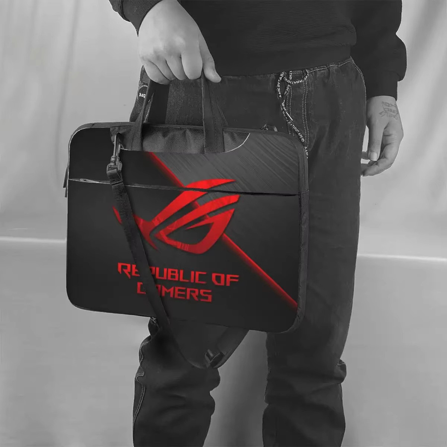 Asus ROG Umhängetasche für Laptops und Notebooks in Schwarz, passend für 13, 14 und 15,6 Zoll - Bild 3