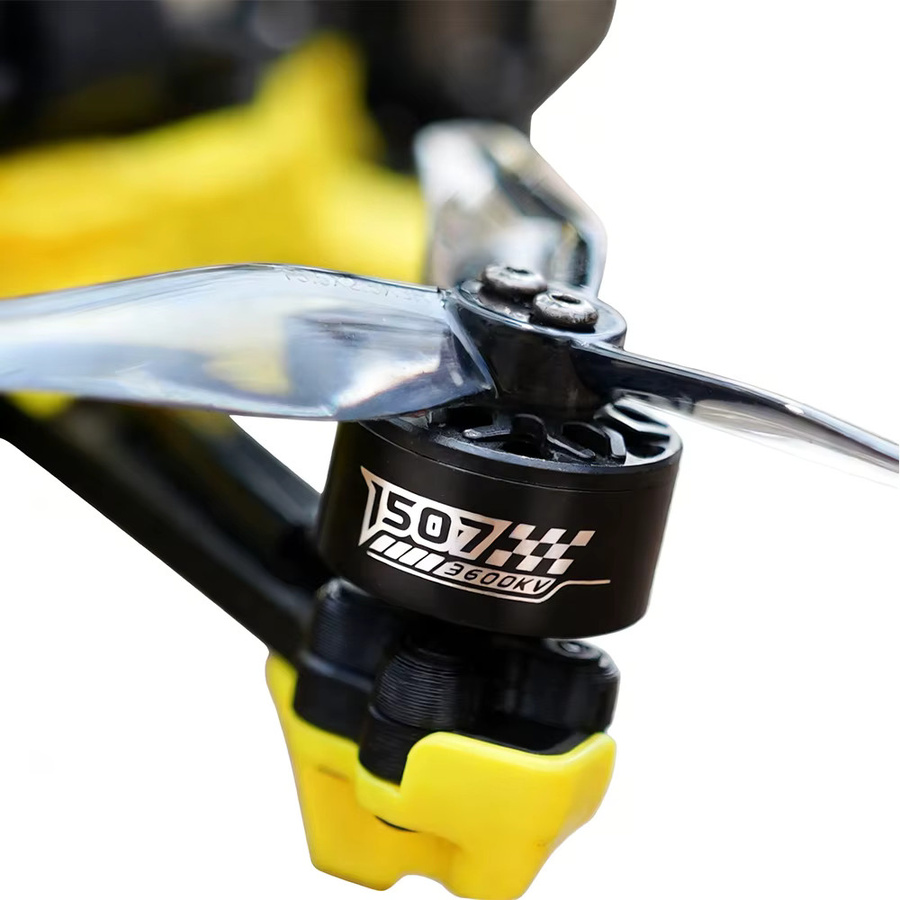 Speedybee 1507-3600KV 4S 373W Bürstenloser Motor für Master3X 3-3,6 Zoll FPV Drohne, 4er Set, Schwarz - Bild 2