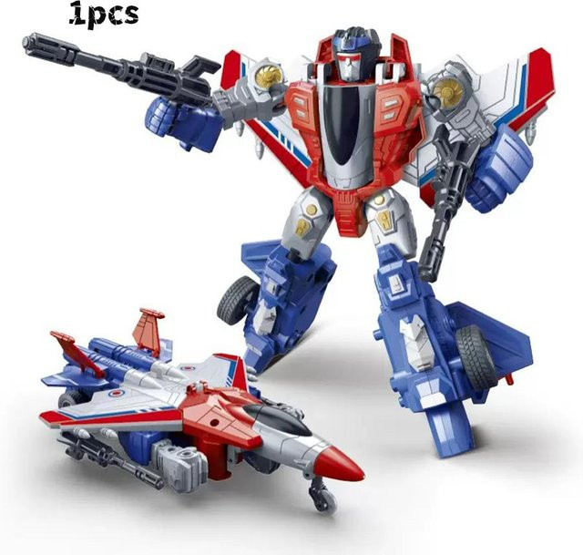Linyi toy Mechanische Maschine Konstruktionsset Flugzeug rot - Bild 1