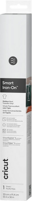 Cricut Smart Iron-on Weiß 33 x 91 cm - Bild 1
