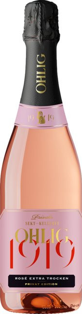 Ohlig Privat Sekt Rosé, Extra Dry, Rheingau, 2023, 0,75 l - Bild 1