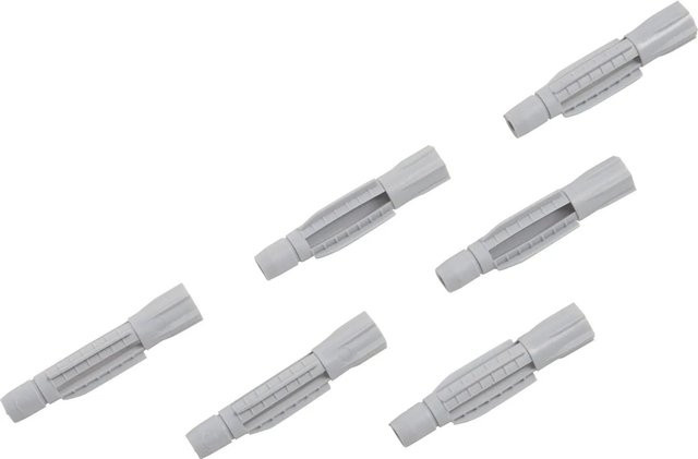 LUX-TOOLS Allzweckdübel aus Nylon in Grau, 12 Stück, Durchmesser: 8 mm, Länge: 45 mm - Bild 1