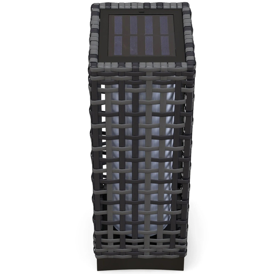 Furnicato Außenleuchte mit Solarmodul und LED in Grau, B/T/H: 15,5 x 15,5 x 46 cm - Bild 2
