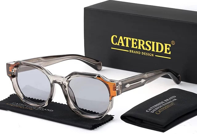 CATERSIDE Sonnenbrille, Quadrat, Vollrand, Kunststoff, Unisex - Bild 1