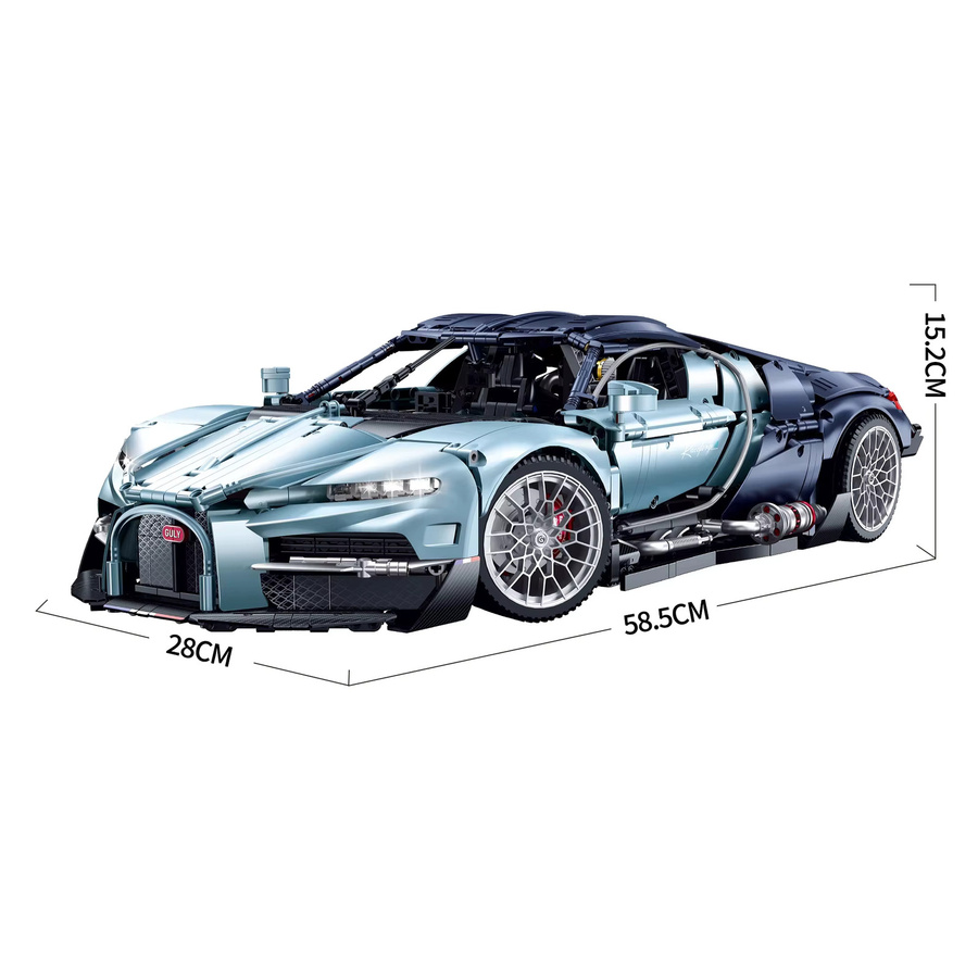 GULY Technologie Supersportwagen, ferngesteuertes Auto-Modell, 3719 Teile - Bild 5