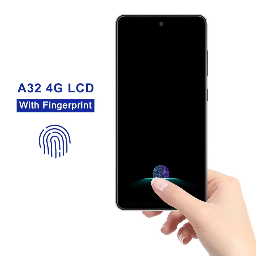 Samsung Galaxy A32 A325 A325F Super AMOLED Display Baugruppe mit Rahmen in Schwarz - Bild 2