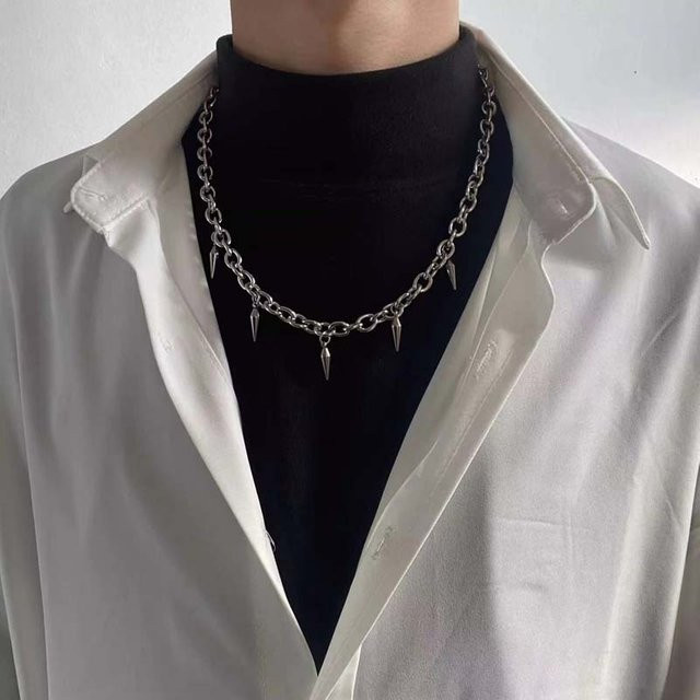 YULIN Halskette, Silber, Kreuz Anhänger, Damen Herren, Unisex - Bild 1