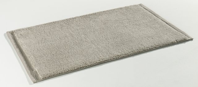 Badematte KENBORG ORGANIC aus Baumwolle in Beige oder Grau, B/T: 80 x 50 cm - Bild 1