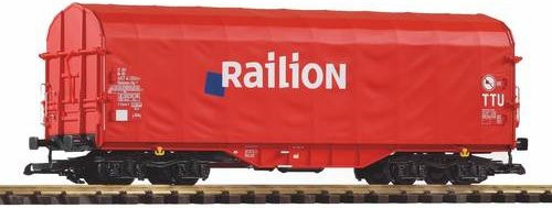 PIKO Schiebeplanenwagen DB Railion V, Fahrzeug, Rot