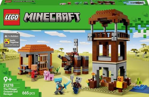 LEGO Minecraft Ein Verwüster am Plünderer-Außenposten ab 9 Jahren - Bild 1