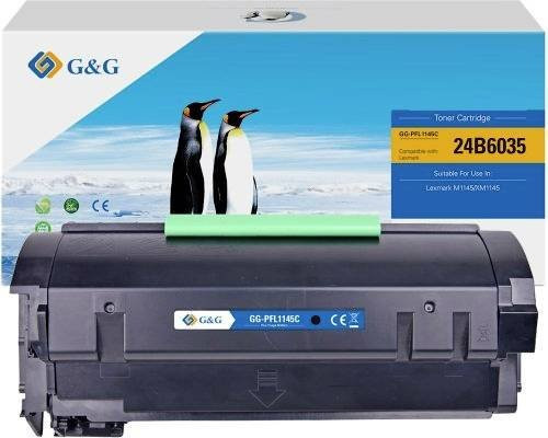 G&G Toner Cartridge Schwarz kompatibel mit Lexmark 24B6035 für 16000 Seiten - Bild 1