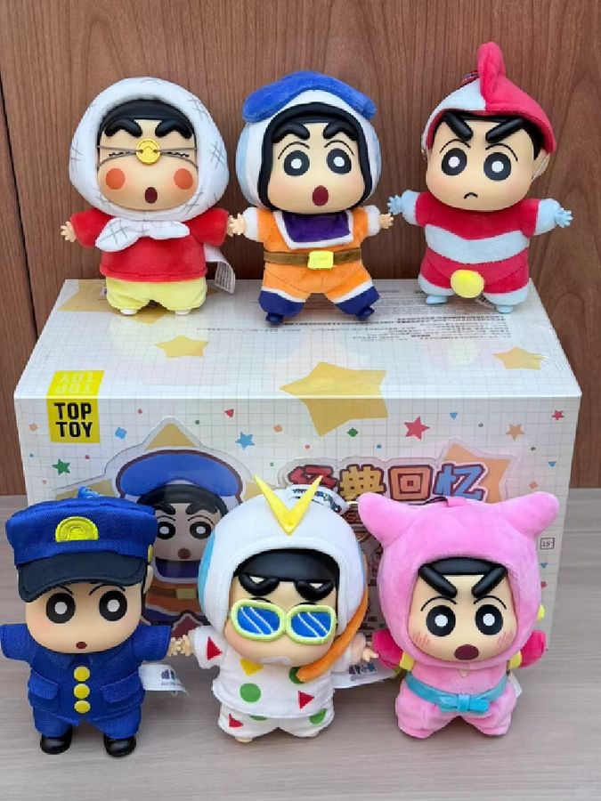 52TOYS Crayon Shin-Chan Classic Memories Series Vinyl Face Doll Blind Box Ninja Anime Figur Multicolor - Bild 3