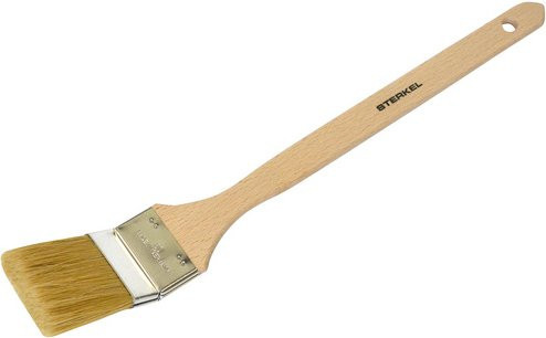 Sterkel Eckpinsel FILLPRO beige aus Kunstfaser mit Holzgriff für wasserbasierte Farben, Breite: 6 cm - Bild 1