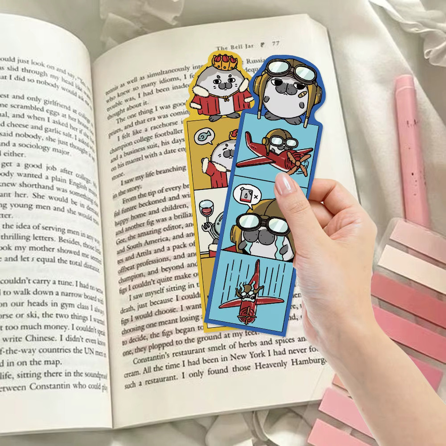 30 Stück bunte Cartoon-Lesezeichen aus Papier für Schüler und Lehrer - Bild 3