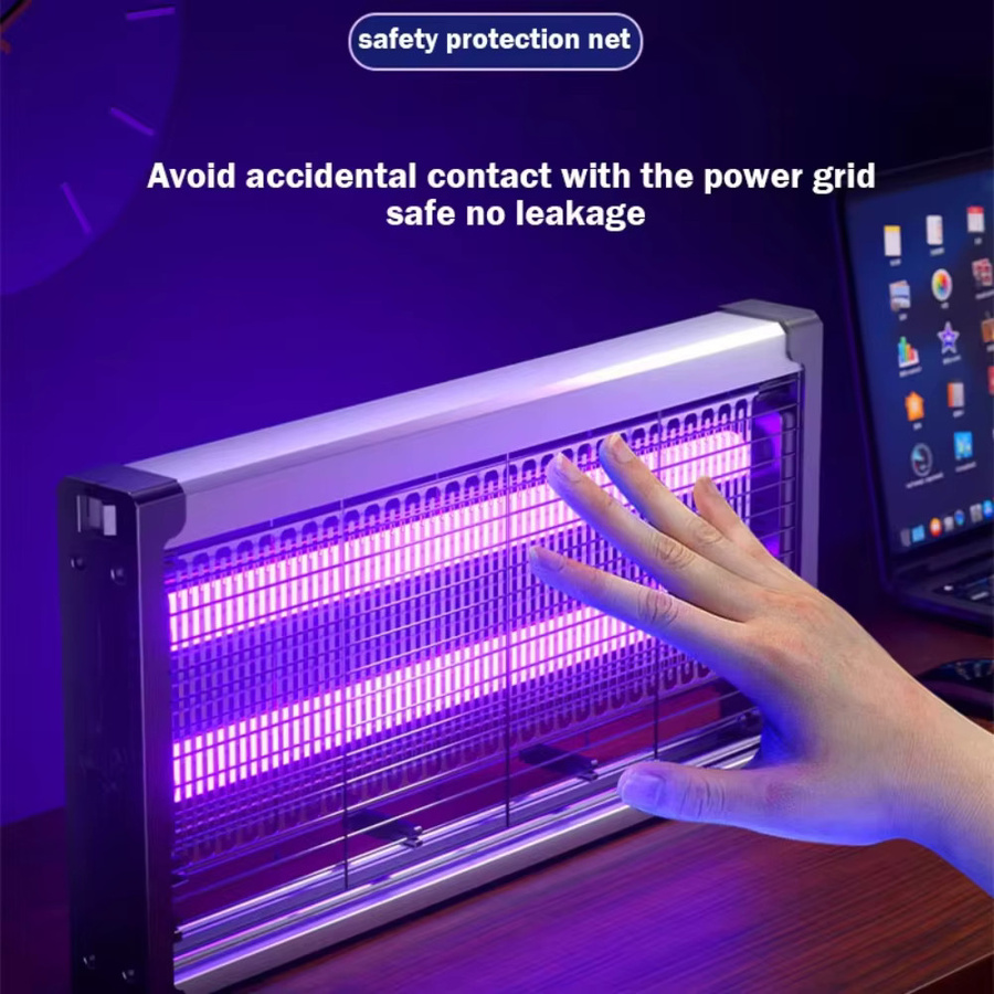Joyinled 40 W kommerzielle Mückenvernichtungslampe, elektronischer UV-LED-Insektenvernichter für große Bereiche, industrielle Insektenfallenmaschine, B/T/H: 23,5 x 40,5 cm - Bild 3