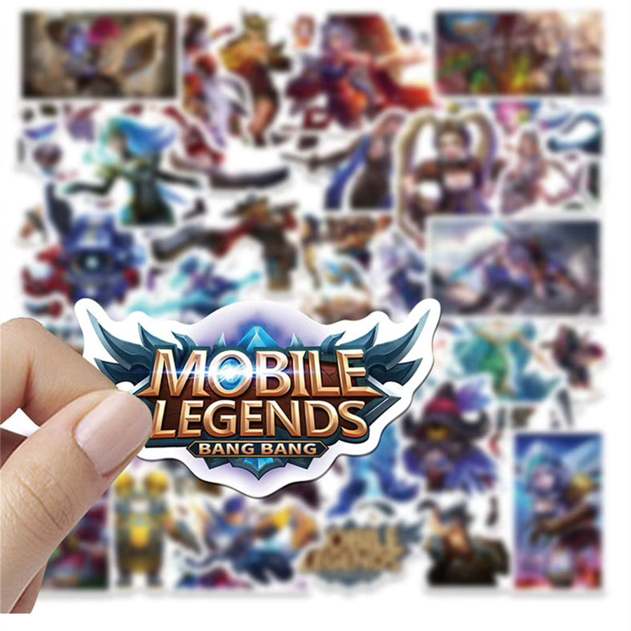 50 Stück Mobile Legends Endless Duel Graffiti Aufkleber wasserfest, mehrfarbig - Bild 3