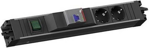 Bachmann 906.18822 Steckdosenleiste in Schwarz und Anthrazit - Bild 1