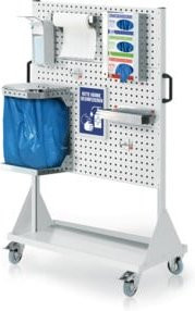 Kappes RasterMobil Regal Gr. 4 in RAL 7035 Grau, H: 158,0 cm, B: 100,0 cm, T: 50,0 cm - Bild 1
