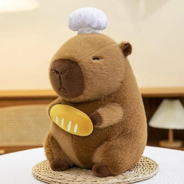 Yiran toy Capybara Kochmütze, Plüschtier, 50cm - Bild 1