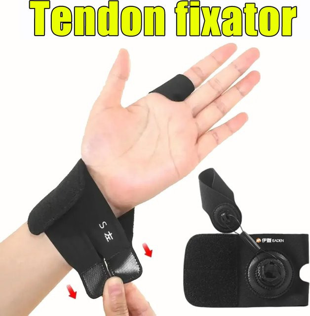 Knopf Einstellung Finger Corrector, Atmungsaktive Traktion Finger Trainer Schiene, Daumen Fixateur - Bild 1