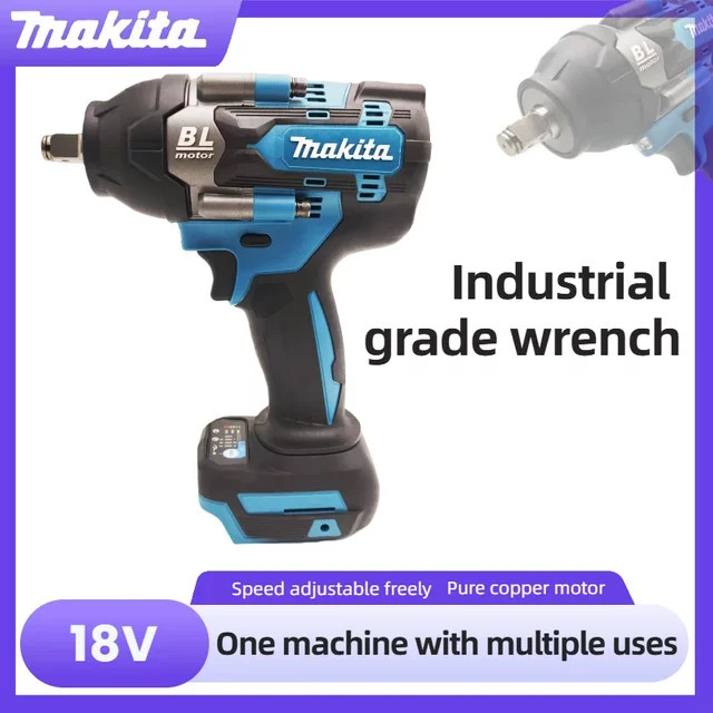 Makita DTW700 Akku-Schlagschrauber 18V mit 1/2 Zoll Antrieb und bürstenlosem Motor für Kfz-Reparaturen - Bild 1