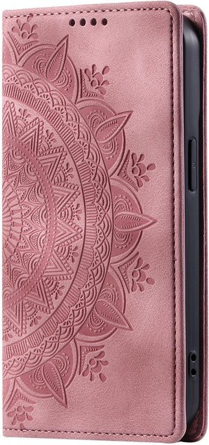 Lederhülle Klapp-Brieftaschenhülle für Samsung Galaxy A54 5G in Rosa - Bild 1