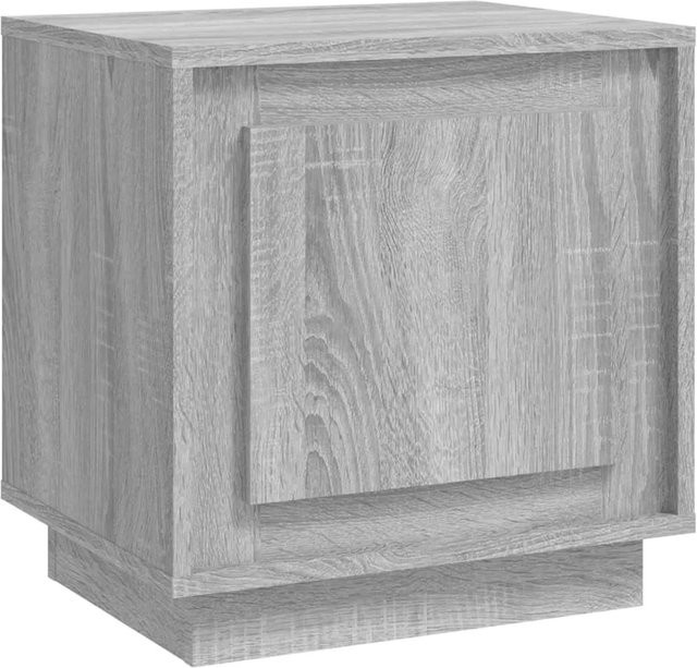 vidaXL Nachttisch in Grau aus Holzwerkstoff, modern, B/T/H: 44 x 35 x 45 cm - Bild 1