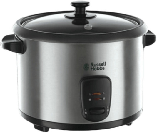Russell Hobbs Reiskocher aus Edelstahl in Silber mit Warmhaltefunktion