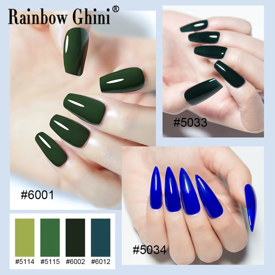 Rainbow Ghini Nagellack, Kornblumenblau, 15 ml - Bild 3