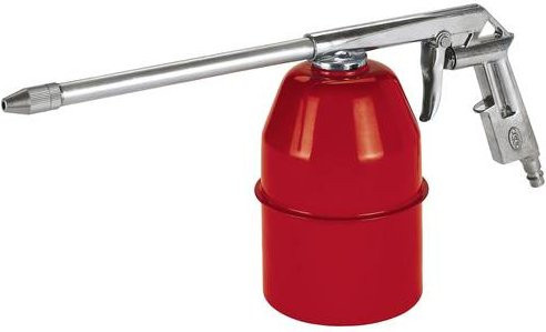 Einhell Druckluft-Sprühpistole ESP 2005 mit Saugbecher in Rot und Silber - Bild 1